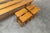 Vintage Benches and Stools in Mountain Pine, 1970, Set of 4 For Sale - Image 6 of 18