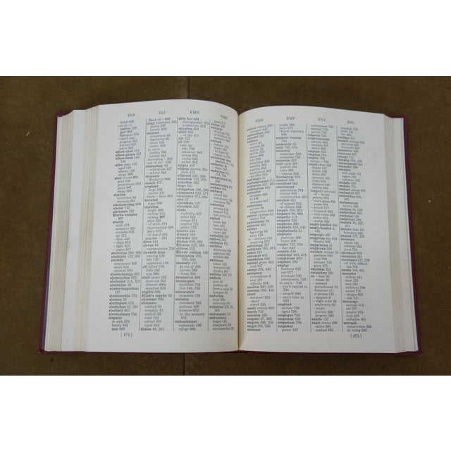 1933 Roget's Thesaurus of English Words & Phrases Hb Book For Sale - Image 13 of 13