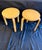 Modern Artet Alvar Aalto Original Design - Three Legged Stool Model 60 - Honey Stained - 2002 - A Pair For Sale - Image 3 of 7