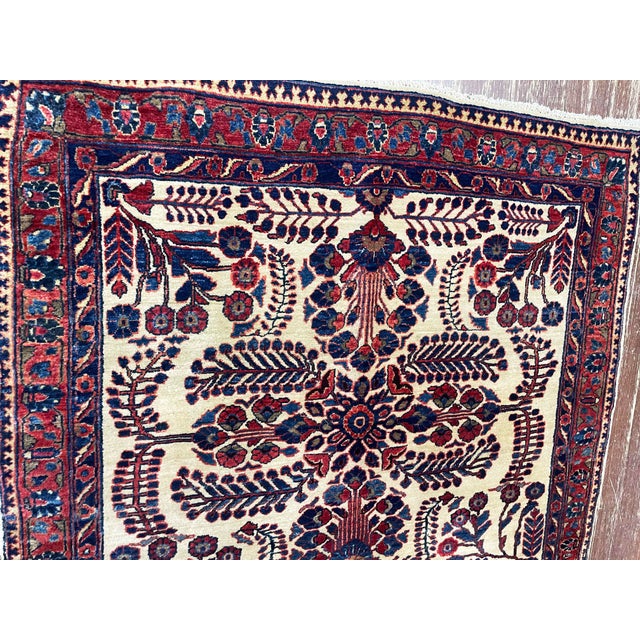 Antique Persian Sarouk Mohajeran Rug For Sale - Image 4 of 7