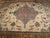 Vintage Turkish Oushak Rug, Handwoven Geometric Pattern, Ivory & Blue, 8' x 11' For Sale - Image 4 of 18