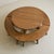 Mid-Century Modern French Round Dining Table with Four Curved Benches, 1950s For Sale - Image 3 of 9