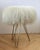 Mid-Century Modern Mid-Century Brass and Hairpin Tripod Stool, Germany, 1960s For Sale - Image 3 of 8