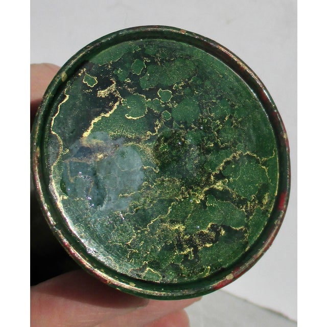 Japanese MeiPing Bronze and Enamel Vase For Sale - Image 10 of 11