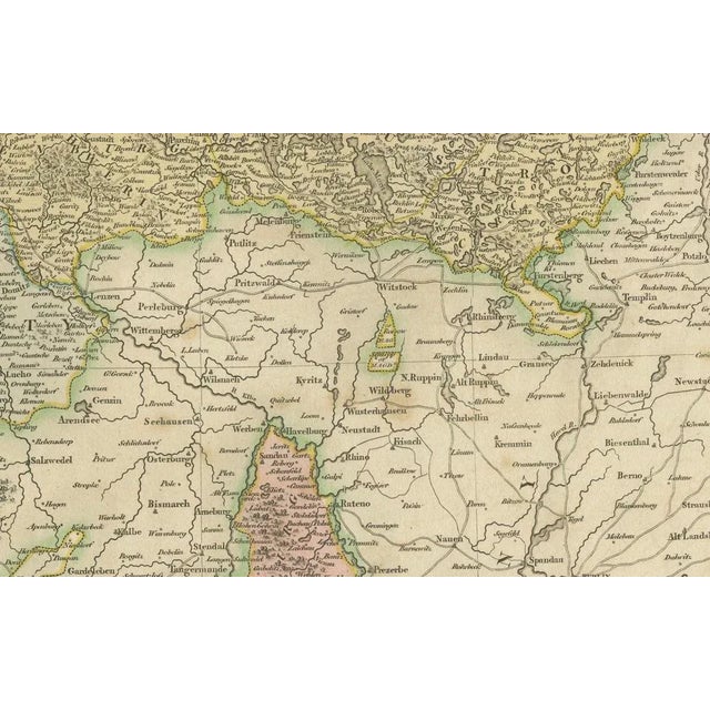 Map of Lower Saxony, 1811 For Sale - Image 4 of 6