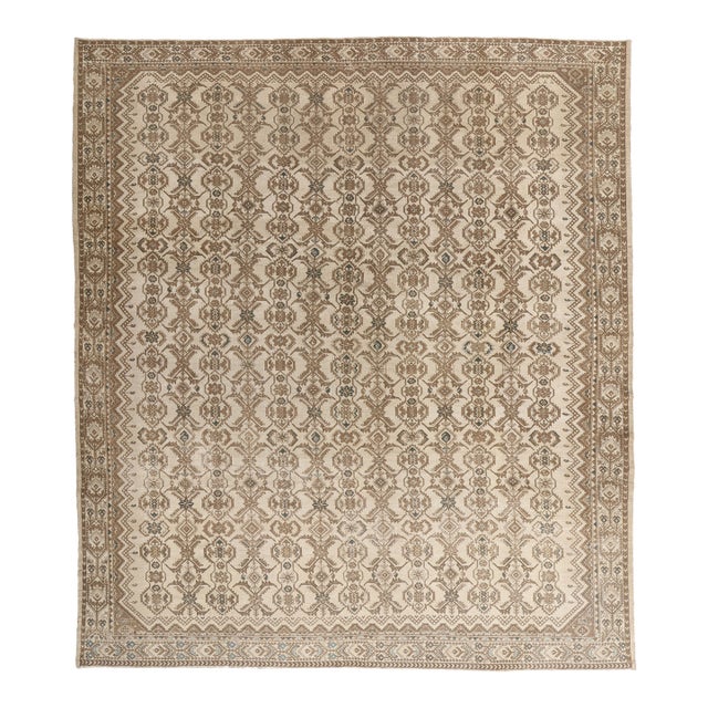 Antique Persian Malayer Rug, 10'09 X 12'02 For Sale