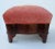 Late C.1870's-C.1910's Victorian "A. P. Stevens," Custom Burl Wood Ottoman With Chenille Textile For Sale - Image 4 of 13