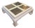 Mid 20th Century Chinoiserie Style White Lacquer Coffee Table For Sale