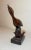 Brown Antique Hand Carved Wood 19th Century Folk Art Shore Bird Statue Sculpture For Sale - Image 8 of 13