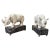 Gold Italian Hand-Carved Marble Rhinoceros Sculptures, 1980, Set of 2 For Sale - Image 8 of 8