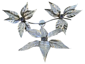 Belgian Florentine Appliques by Willy Daro for Massive Lighting, Set of 2, 1970s