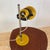 Vintage Yellow Table Lamp, 1970s For Sale - Image 3 of 8
