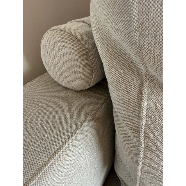 Textile Flexform Italian Campiello Couch - Canvas Color For Sale - Image 7 of 15