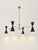 Vintage Black Double Cone Chandelier, 1970s For Sale - Image 9 of 9
