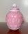 Glass Rare Antique Chinese White Pink Peking Glass Lidded Lotus Glass Jar Bottle For Sale - Image 7 of 13