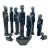 Hand-Carved Dark Wood African Christmas Nativity Set From Angola - 11 Pieces For Sale