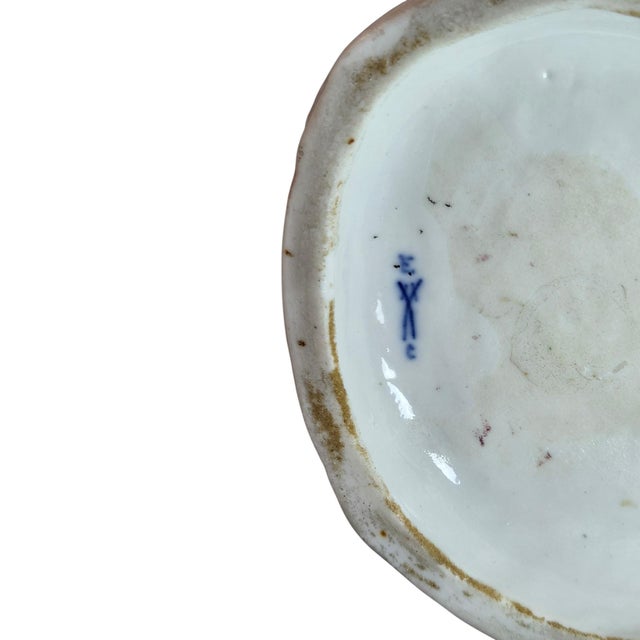 French Porcelain Lace Group of Musical Couple from Bourdois & Bloch For Sale - Image 10 of 11