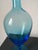 1960s Postmodern Turquoise Murano Glass Bottle, Italy, 1960s For Sale - Image 5 of 16