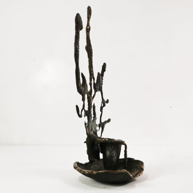 This candlestick originated in Belgium in the 1960s. It is characterized by an organic, abstract, three-dimensional form....