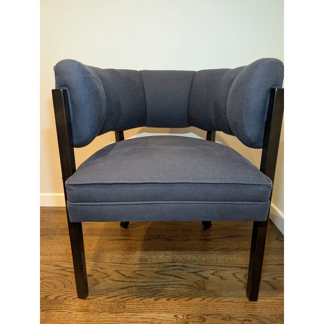 Directional Carmel Chairs by Larry Laslo Set of 2 For Sale - Image 9 of 12