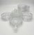 Transparent Mid 20th Century Stölzle-Oberglas "Party Puzzle" Bowls- Set of 6 For Sale - Image 8 of 11