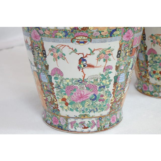 Late 19th Century Famille Rose Chinese Vase - A Pair For Sale - Image 12 of 13