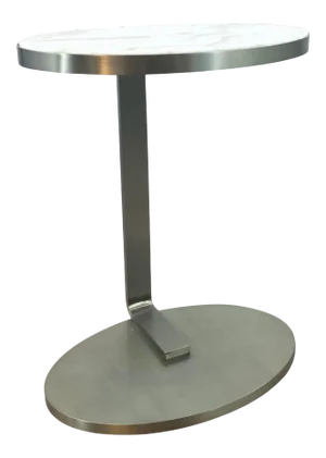 Caracole Modern Marble Top High Tide Side Table