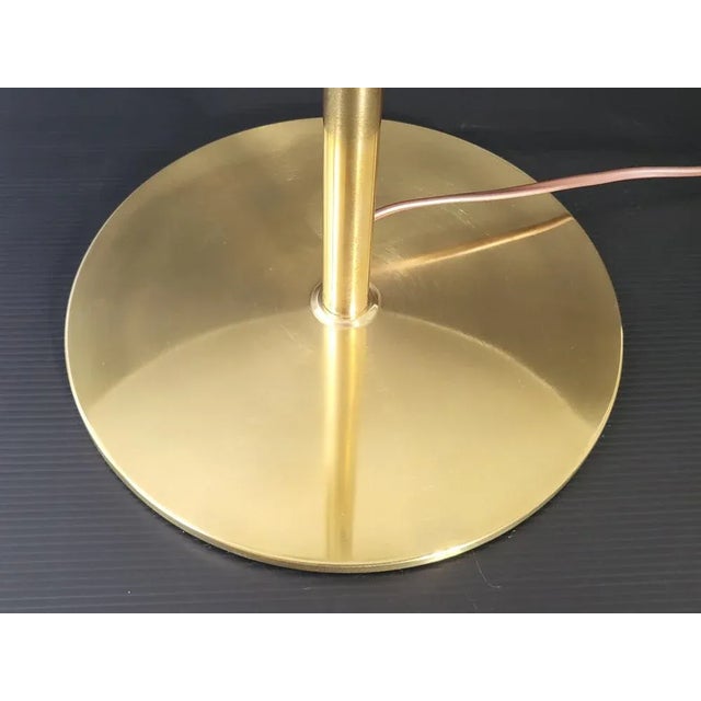 1960s Large Table Lamp in Glass & Brass from Peill & Putzler, 1960s For Sale - Image 5 of 13