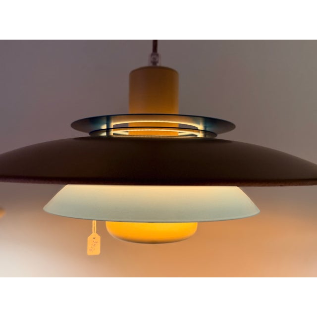 Vintage Bi-Colours Pendant Lamp, Denmark, 1980 For Sale - Image 16 of 16