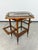 Art Deco Walnut and Brass Tea Trolley with Serving Tray, 1920s For Sale - Image 11 of 12