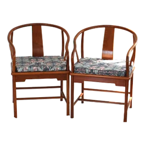 Pair of Bentwood Chinese Chairs From the 1950s