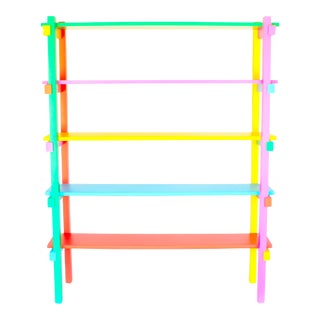 Greg Palombo Memphis Milano Flatpack Shelf in the Style of Ettore Sottsass (Large) For Sale