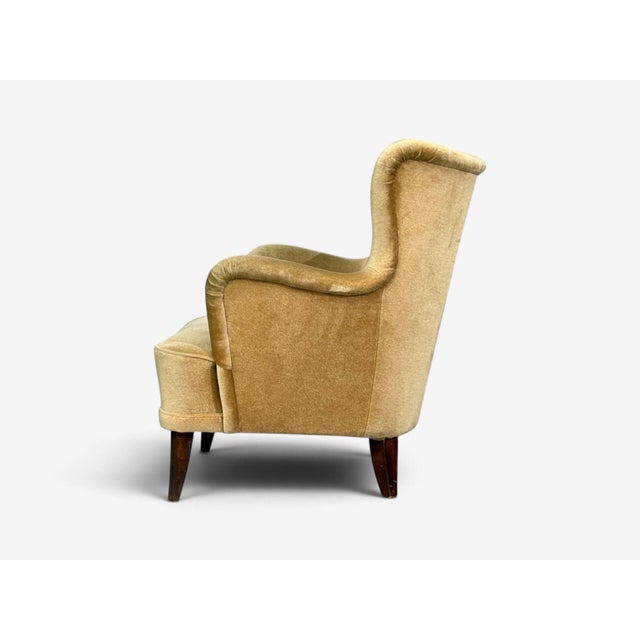 Ilmari Lappalainen, Lounge Chairs, Beech, Velvet, Finland, 1950s For Sale - Image 11 of 12