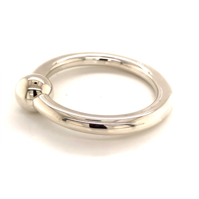 1990s Tiffany & Co Estate Sterling Silver Baby Rattle 17.6 Grams For Sale In New York - Image 6 of 12