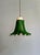 Pendant Light in Scalloped Green Opaline Glass from Peill & Putzler, 1970s For Sale - Image 10 of 17