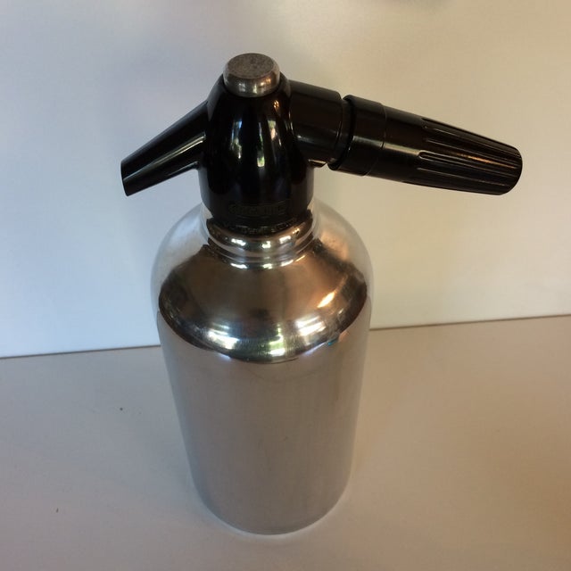 Kidde Mfg MidCentury Modern Rechargeable "Soda King" Seltzer Bottle
