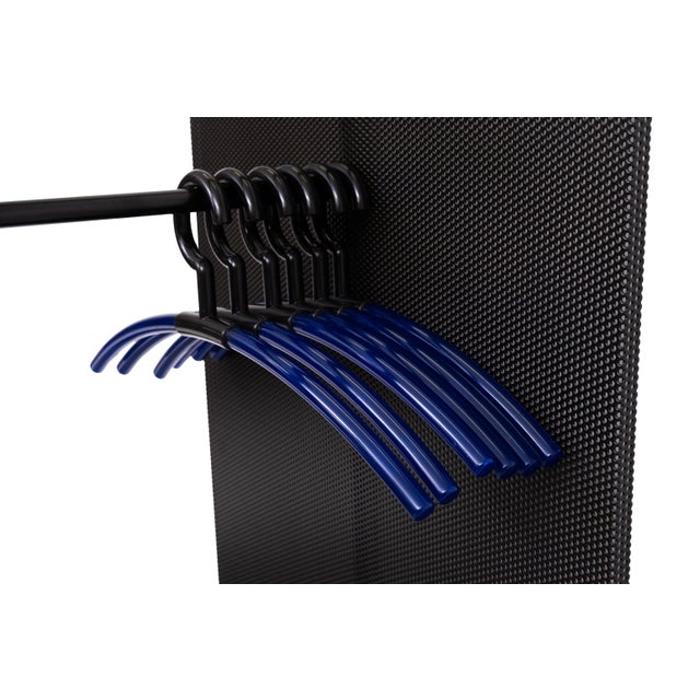 Perforated Metal Standing Coat Rack, Germany, 1980s For Sale - Image 6 of 12