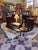 Mid-Century Modern Mid-Century Modern Table & Chairs. Black and White. Vintage McM. For Sale - Image 3 of 5