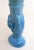 Main Au Cornet Vase in Molded Blue Opaline Glass from Valléerysthal, France, Early 20th Century For Sale - Image 9 of 11