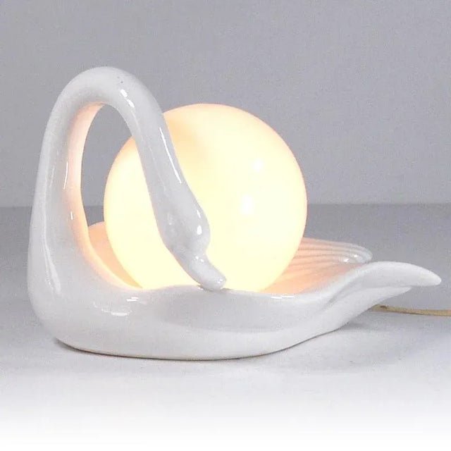 Vintage Ceramic Table Lamp, 1980s For Sale - Image 4 of 10