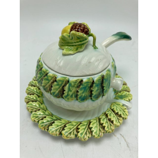Italian Ceramic Sauce Tureen For Sale - Image 13 of 13