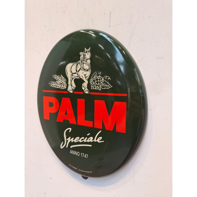 Add authentic Belgian brewery character to your interior with this striking PALM Speciale advertising sign. Featuring the...