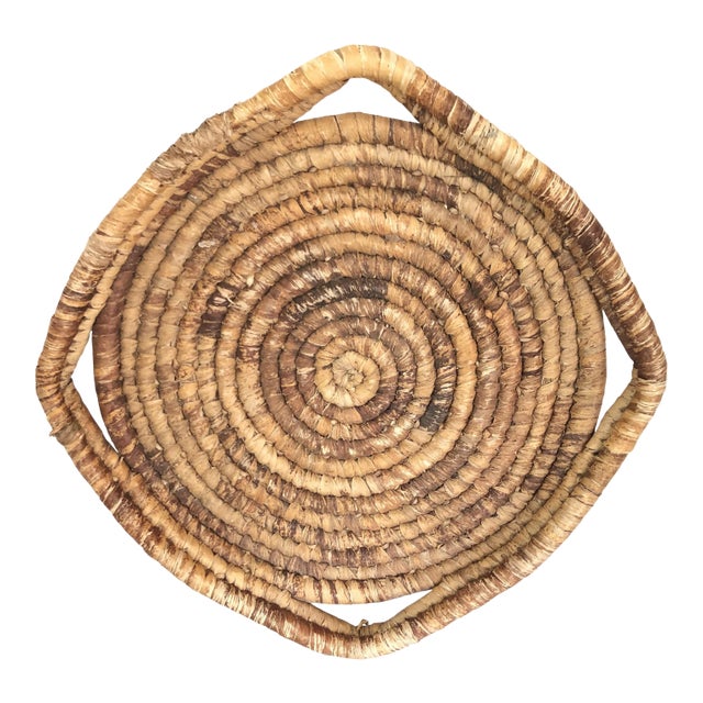 Native American Style Vintage Ceremonial Wedding Basket, Wall Art For Sale