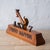 Usaf Carved Wood "Air Survey Team 7 Photo Mapping" Trophy, Clark Air Base, C. 1960 For Sale - Image 4 of 12