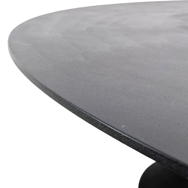 Round Clay Concrete Dining Table by Marc Krusin for Desalto For Sale - Image 6 of 9