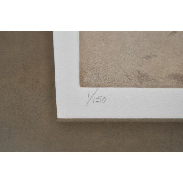 1970 Limited Edition Lithograph of a Young Couple by Aldo Luongo For Sale - Image 5 of 7