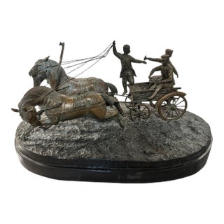 Early 20th Century Traditional Large Kaza Bronze Style After Abraham CF Woerffelz For Sale