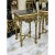 In love with the design. Beautiful side table with gold details. This table can be used for decoration in the hallway or...