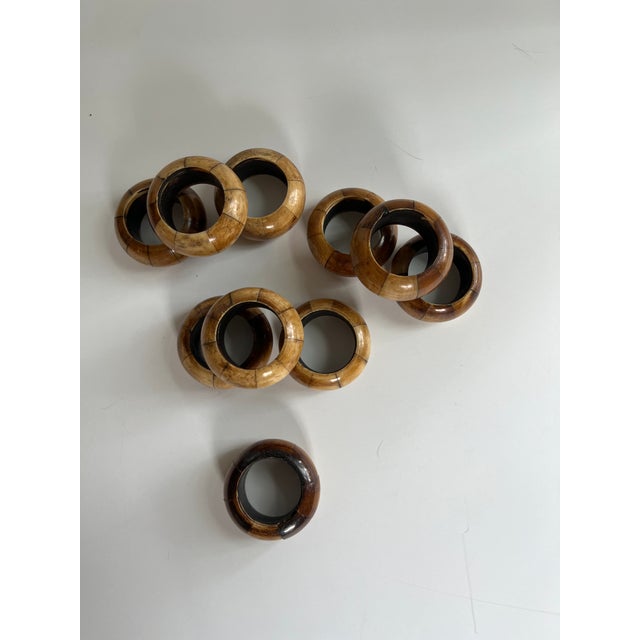 1980s Bone Napkin Rings For Sale - Image 5 of 5