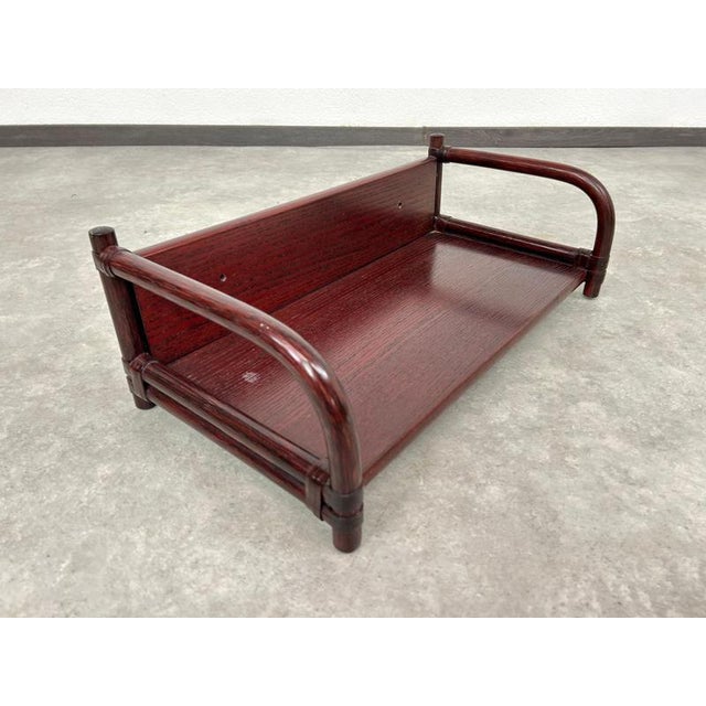 Wood Mid-Century Modern Bamboo Shelf from Gervasoni, 1970s For Sale - Image 7 of 13